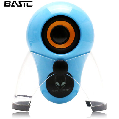 

My hand BASIC X5 20 channel mini stereo computer USB portable subwoofer blue