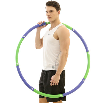 

Mickey Lumbar Ladies Adult Adult Weight Loss Circle Lacquered Circle Removable Hula Rings Family Sports Equipment MK3010-3LB Blue Green 3 Lbs