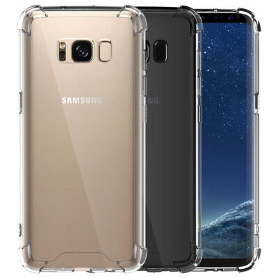 

ESCASE Samsung GALAXY S8 мобильный телефон оболочки защитный чехол TPU + PC анти-пожелтение и падение все включено мягкую оболочку, импортируемого из Германии Bayer TPU с высокой проницаемостью