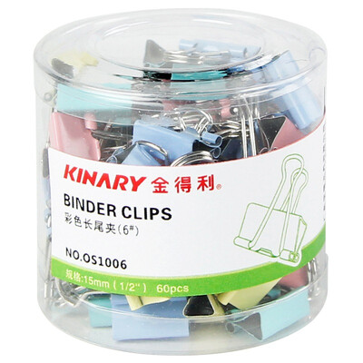 

Jindeli (KINARY) OS1002 цветные зажимы ласточкин хвост кошельке 2 # 40MM Color 24 / баррель