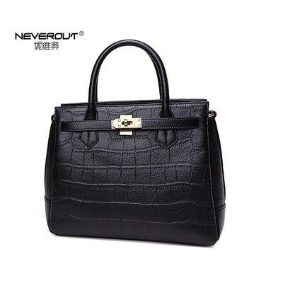 

妮维奥（Neverout）欧美时尚女包 单肩大容量女士手提包 NP119501黑色