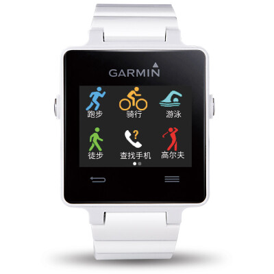 

Jimmy GARMIN vivoactive natural white intelligent sports watch intelligent notice sedentary to remind the running ride swimming golf