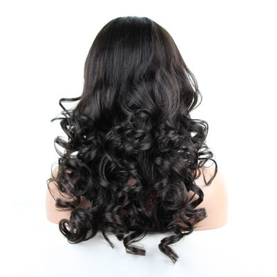 

8A Natural Body Wave Full Lace Human Hair Wigs 100% Human Hair for African American