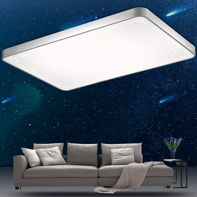 

First (sdhouseware) LED ceiling light starry living room lights crystal lamp rectangle modern simple atmosphere lighting lamp galaxy long side 90 * 58cm Promise remote control