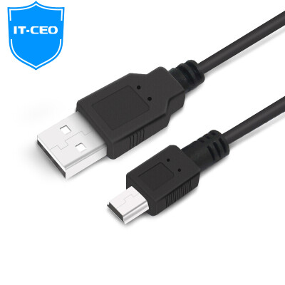 

IT-CEO V08AN Mini USB Charging Line Power Cord Support Mini USB Interface Mobile Phone / MP3 / MP4 / MP5 For Charging Only 0.3m Black