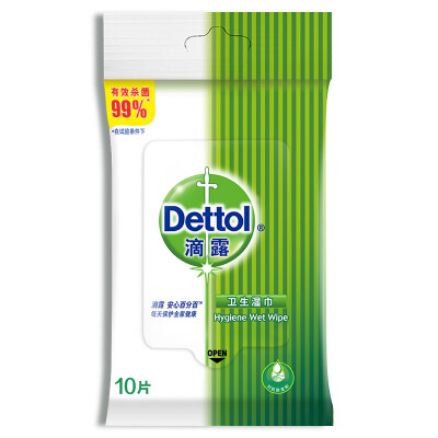 

Dettol Dettol гигиенические салфетки 10 × 8 Дешевых средств