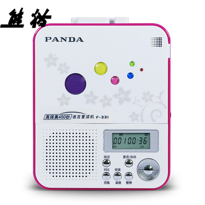 

Panda (PANDA) F-331 многофункциональный язык ретранслятор лента магнитофон транскрипция машина с USB TF-плеер у диска проигрывателя MP3 обоюдных (синий)