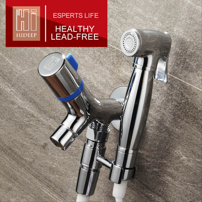 

HIDEEP Pure Brass One inlet and two mixing faucets Gynecological washer