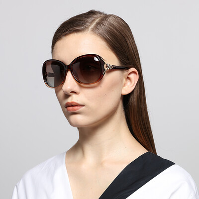 

Subtropical MICROHOT polarized sunglasses elegant sunglasses fashion women 8842 through coffee color c3