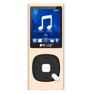 

Rui RUIZU X28 8G gold lossless music player with screen mini Walkman MP3 MP4