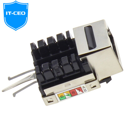

IT-директор V7W1 руководитель через / спаривание RJ45 модуля кабель удлинителя кабель / разъем два головки через широкополосный сетевой кабель головки адаптера серый