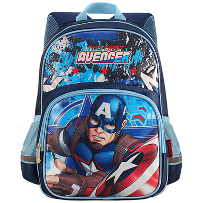 

Дисней школьный студентов (Disney) Детские мужские обременяет Schoolbag случайный рюкзак 1--6 классов BA5074A цвет синий