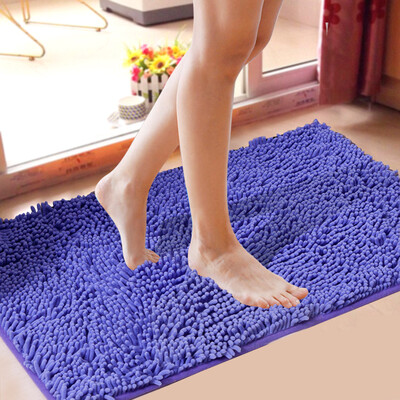 

Jiuzhou deer floor mat textile non-slip absorbent mats washable bathroom doormat kitchen bathroom dust bed bedroom blanket Snow Green 40 60cm