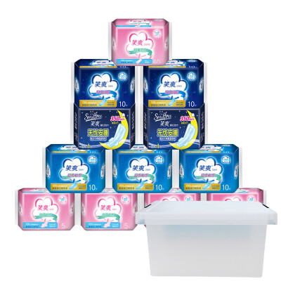 

Xiao Shuang sanitary napkins cotton soft thin silk daily use 60 combinations of sanitary napkins storage boxed