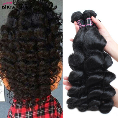 

Хорошие малазийские свободные волосы Virgin Virgin 4Pcs серии человеческих волос Weave Bundles Grade 7A Необработанные волосы Virgin Hair Loose Wave Malaysian Hair