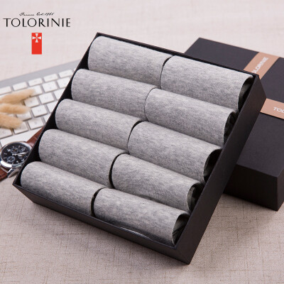 

Jingdong supermarket] TOLORINIE casual men's socks combed cotton business socks summer cotton socks breathable thin section of the state socks [10 double] K7495D0811 deep linen