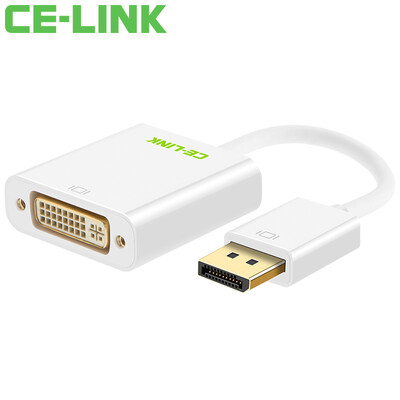 

CE-LINK DP to HDMI/VGA/DVI Adapter for TVs, Projectors & Computers