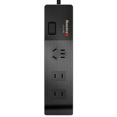 

Huntkey (Huntkey) небольшой новый 303 GB новая дверь защиты детей с тремя сокеты / полоса / Strip / черный патч-панель 1,8 метра