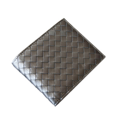 

Good things to Baron series of sheepskin weaving men's wallet multi-color multi-card position two fold short section business casual brown BZ-02 / BR