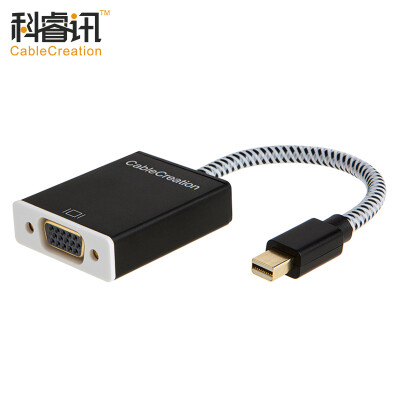 

CABLE CREATION Mini DP to HDMI Converter Adapter Mini Displayport 4K HD Apple MacBook Lightning Interface Received TV White CD0009