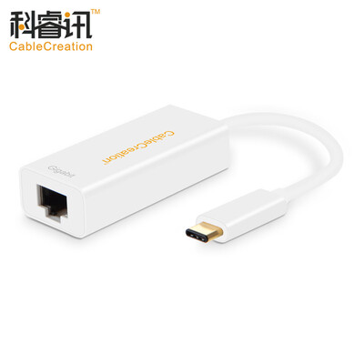 

CABLE CREATION Type-C to RJ45 Gigabit Ethernet adapter USB3.1 turn three USB3.0HUB hub 12-inch MacBookUSB-C external network card CD0037