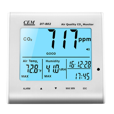 

Huashengchang CEM indoor carbon dioxide detector DT-802
