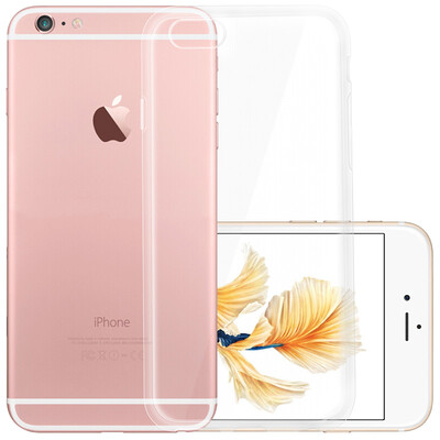 

Freeson Apple, 6 / 6S Плюс телефон оболочки iPhone6 ​​/ 6S Plus прозрачный защитный рукав мягкой оболочки TPU силиконовый чехол серии качеств совершенно ясно, белый