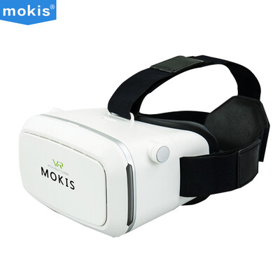 

Moqi Si (Mokis) телефон VR виртуальной реальности VR очки 3D-очки, чтобы испытать VR шлем STORM Зеркальные смарт-очки VR-01 белый