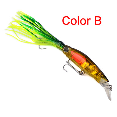 

1pc design Squid 7"-14cm/1.566oz-40g fishing lures 6 Colors fishing bait 1/0# Hook fishing tackle