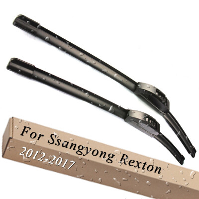 

Wiper Blades for Ssangyong Rexton 20"&20" Fit Hook Arms 2012 2013 2014 2015 2016 2017