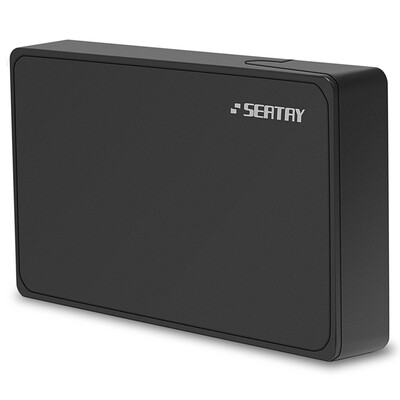 

Shuo Li Tai SEATAY HDS6250-B 35 inch tool-free hard disk box SATA serial aluminum alloy cooling panel external box black
