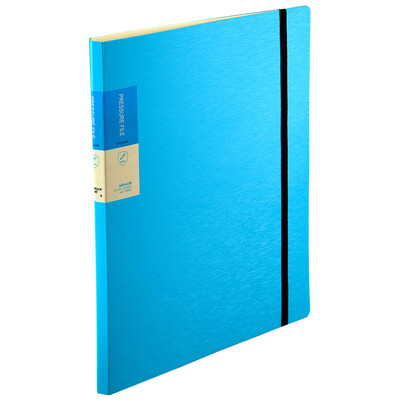 

Coix A4 12mmARMOR single long clip portable folder folder folder A3101 blue