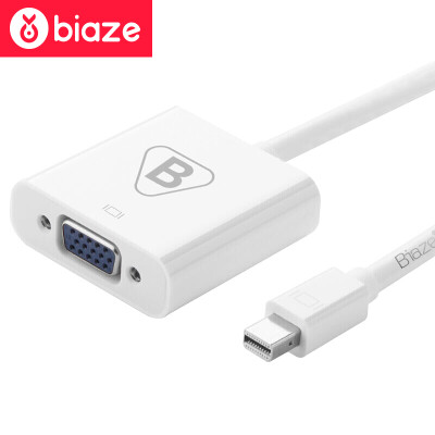 

BIAZE Mini DP to VGA Converter Mini Displayport Adapter Apple Mac Air Pro Lightning Interface Adapter Line Projector Adapter ZH11-PC