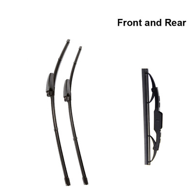 

Front & Rear Wiper Blades for Audi A4 B7 22+22 Fit Slider Arms 2004 2005 2006 2007 2008