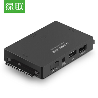 

Зеленый (UGREEN) USB3.0 к адаптеру жесткого диска SATA / IDE Многофункциональный накопитель на жестком диске 2,5 / 3,5-дюймовый жесткий диск легко управляется поддержкой внешнего оптического привода 30353