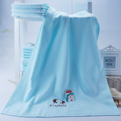 

Fisher-Price Children's Towel Set Sweet Time Twistless Embroidery Square Towel Towel Blue Three-piece Set