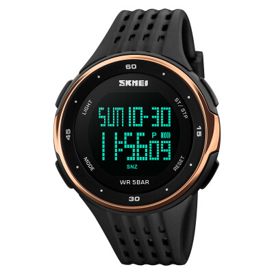 

SHIKEMEI watch men sports table multifunction student luminous electronic watch 1219 rose gold