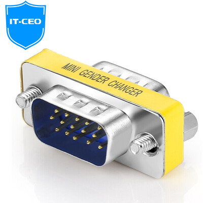 

IT-директор Y2CM VGA адаптер VGA мужчины к женщине соединителю дисплея расширение передачи линкера головки 15 с отверстием 15