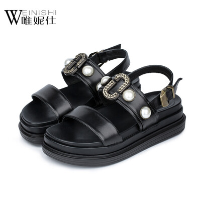 

Sandals MBT Panda summer Casual shoes 2017 bottom of the thick shoes