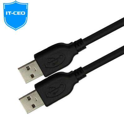 

IT-CEO кабель V082A USB2.0 USB данные линии двойную революцию Самец радиатор мобильный кабель жесткая линия длиной 1,2 метра черный