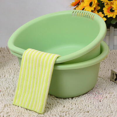 

Baotou Garden bicoy multi-function semi-circular plastic basin wash basin thick wash basin wash basin wash basin wash basin semi-circular green 2