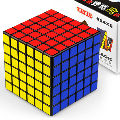 

Sixth-order Rubik's Cube professional racing smooth puzzle decompression toy race black