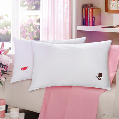 

Jingdong supermarket Dream Jie family of furniture produced DreamCoCo pillow double couple pairs of pillow sweet soft silk pillow a pair of 50 70cm