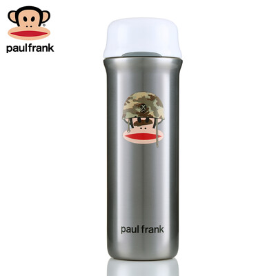 

Monkey Monkey Paul Frank Insulation Cup Male Female Fashion Business Car Cup Cup Slim Cup Cup 480ml Porcelain Gray PFD003