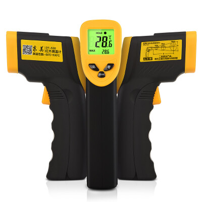 

Dongmei hand-held infrared thermometer industrial temperature gun DT-530Y 530 ° yellow