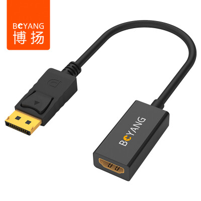 

Bo Yang (BOYANG) BY-06Z02 MiniDP to DVI conversion line Mini Displayport to DVI adapter converter projector Apple lightning cable