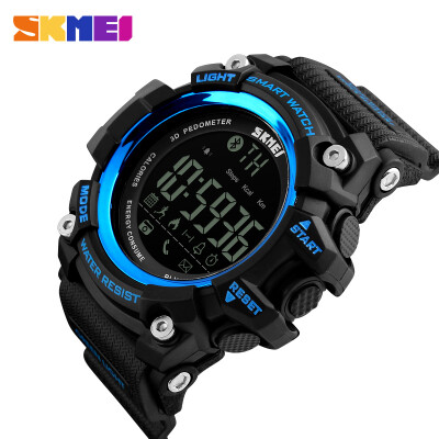 

SKMEI Men Smart Watch Pedometer Calories Chronograph Fashion Sport Watches Chronograph 50M Waterproof Digital Wristwatches 1227