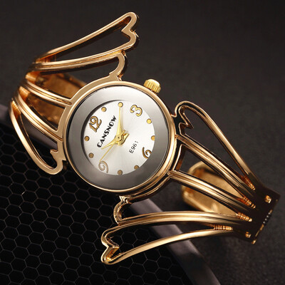 

2017 Fashion Wings Design Bracelet Watch Full Steel Quartz Watch Women Cuff Bangle Watches Elegant Female Clock
