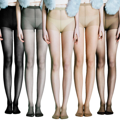 

Ms Heng Yuanxiang pantyhose velvet plus crotch pantyhose thin section through the meat anti-hook silk was thin tights sexy sexy stockings mixed color 5 double