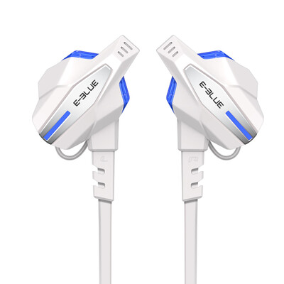 

Yi Бо (E-3LUE) EBT924 двусторонний спорт Bluetooth гарнитура белый